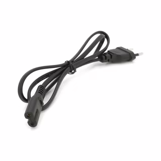 Кабель питания C7 0.8m 0.5mm2 black Voltronic (PC-184CEE7/16-C7-CCA-1,0)