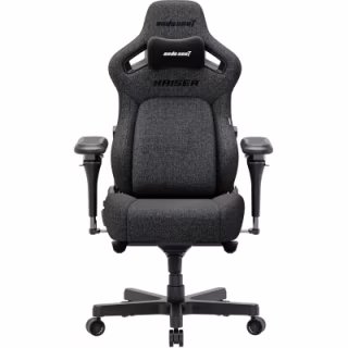Кресло игровое Anda Seat Kaiser 4 V2 Fabric Size XL Dark Gray (AD12YDDC-XLL-20-GB-CF-03)