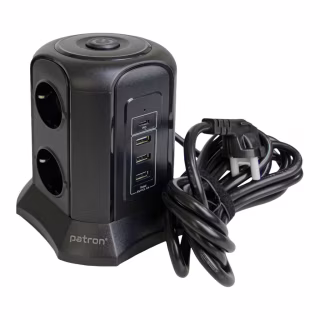 Мережевий фільтр живлення Patron SP-1663-USBT (EXT-PN-SP-1663-USBT)