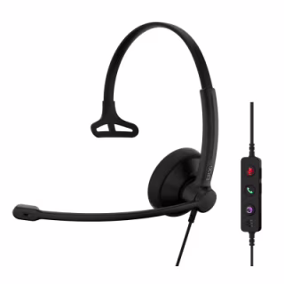 Наушники Epos Impact 100 MS Mono USB-C+A Black (1001419)