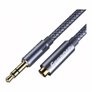 Кабель мультимедійний 3.5mm F to 3.5mm M 2.0m Essager (EYPY35-MYA0G)