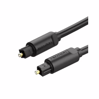 Кабель мультимедийный Optical Toslink 1.5m black Vention (BAEBG)