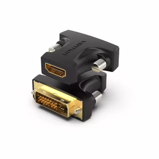 Переходник HDMI F to DVI M 24+1pin black Vention (AILB0)