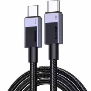 Дата кабель USB-C to USB-C 3.0m 100W L512 gray Ugreen (45065)