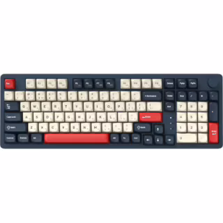 Клавіатура GamePro Asgard Drakkar Keychron Super Red Switch Wireless/Bluetooth/USB UA Blue (MK305BL)
