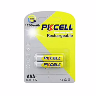 Аккумулятор PkCell AAA R03 1200mAh 1.2V NiMH Rechargeable Battery, 2шт/бл (PC/AAA1200-2BR)