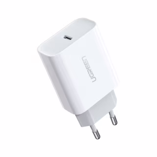 Зарядний пристрій Ugreen USB-C PD20W CD137 white (60450)