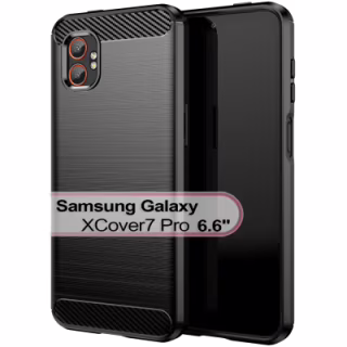 Чехол для мобильного телефона BeCover Carbon Series Samsung Galaxy XCover7 Pro SM-G766B Black (713559)