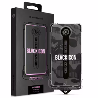 Скло захисне Armorstandart Icon Supreme EZ Apple iPhone 17 / 16 Pro Black (ARM86410)