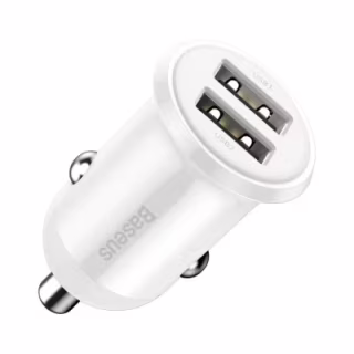 Зарядное устройство Baseus 2xUSB 24W Grain Pro (CCALLP-02)