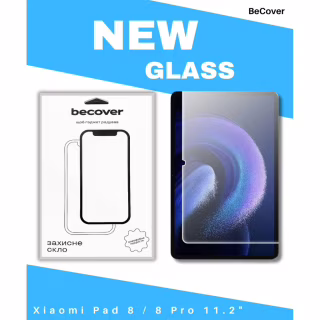 Скло захисне BeCover Xiaomi Pad 8 / 8 Pro 11.2" Clear (714575)