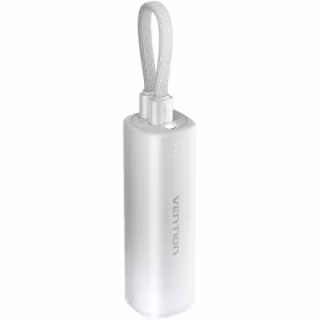 Батарея универсальная Vention 5000mAh 20W PD, USB-C In/Out, Lightning In/Out, with cable, Gradient Gray (FHWM0)