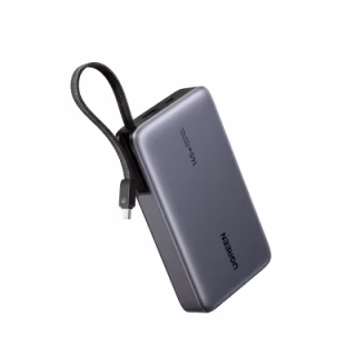 Батарея універсальна Ugreen 20000mAh 145W with Built-in Cable (PB551 55992B)