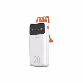 Батарея универсальная Dudao K6Pro+ 20000mAh 10W with USB-C/Lightning/MicroUSB/USB-A cables (6977196682409)