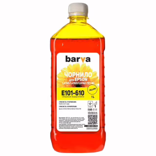 Чернила Barva EPSON L4150/L4160 (101) 1л YELLOW (E101-610)