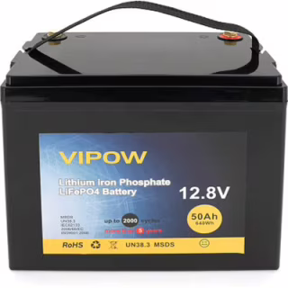 Батарея LiFePo4 Vipow LiFePO4,12.8V-50Ah (LiFePO4128-50/40)