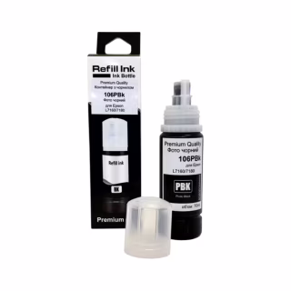 Чернила Premium Quality Epson 106 70мл Photo Black C13T00R140 (70264893)
