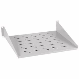 Полка 19" Hypernet 2U глуб. 400мм, цвет серый (CS-400-2U)