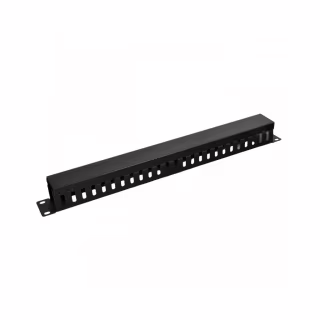 Кабельный организатор 19" 1U перфорированный, 60мм Kingda (KD-CM-11)