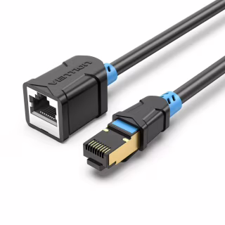 Патч-корд 2m S/FTP cat 6 RJ-45 Extension black Vention (IBLBH)