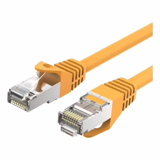 Патч-корд 8m RJ-45 cat 6a S/FTP yellow Vention (VPC6SSTP-Y800)