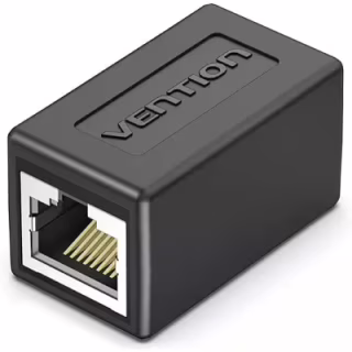 Зрощувач UTP 1+1 RJ45 cat 6e, Black Vention (IPVB0)