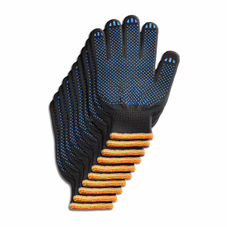 Защитные перчатки Stark Black 6 нитей 10 шт (510861101.10)