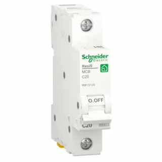 Автоматичний вимикач Schneider Electric RESI9 6kA 1P 20A C (R9F12120)