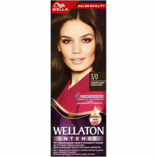 Краска для волос Wellaton 3/0 Темный шатен 110 мл (4056800965922/4056800023011)