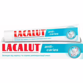 Зубна паста Lacalut anti-caries 75 мл (4016369694534)