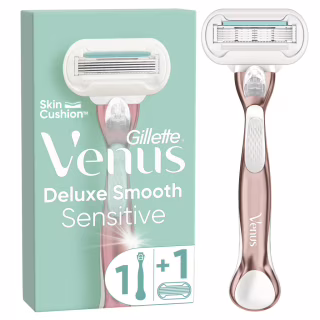 Бритва Gillette Venus Extra Smooth Sensitive RoseGold с 1 сменным картриджем (7702018517886)