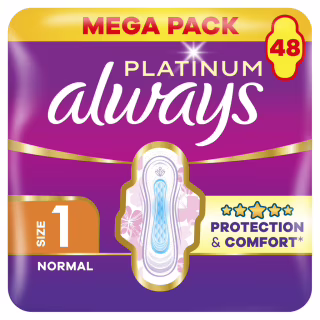 Гігієнічні прокладки Always Platinum Normal Розмір 1 48 шт. (8700216784719)