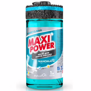 Средство для ручного мытья посуды Maxi Power Nanomatic 1 л (4820204703400)