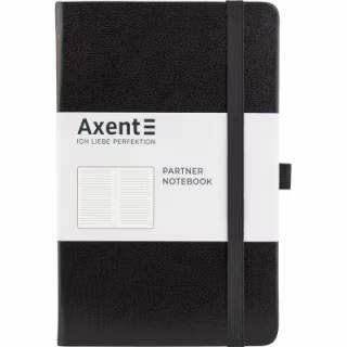 Книга записная Axent Partner 125х195 мм в линейку 96 листов Черный (8308-01-A)