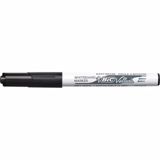 Маркер Bic для сухостираемых досок Velleda, черный (bc525824)