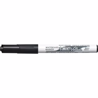 Маркер Bic для сухостираємих дошок Velleda, чорний (bc525824)