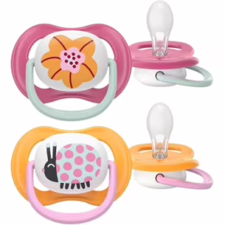 Пустышка Philips AVENT Ultra Air I love... для девочек 6-18 мес (SCF080/04_SCF080/27)