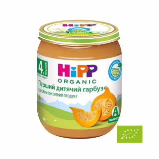 Дитяче пюре HiPP Перший дитячий гарбуз 125 г (1223093)