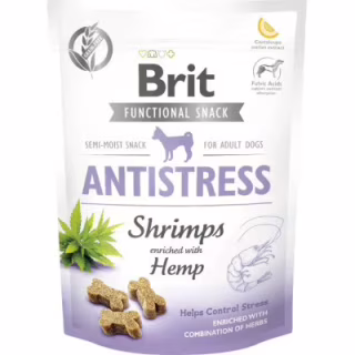 Лакомство для собак Brit Care Functional Antistress 150 г – креветка (8595602539987)