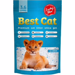 Наполнитель для туалета Best Cat Силикагелевый Blue 3.6 л (4820281500305)