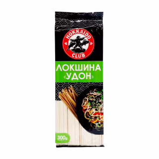 Макароны Hokkaido Club Лапша Удон 300 г (4820172440987)