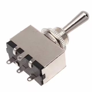 Переключатель для гитары Paxphil Closed 3-Way Toggle Switch (Chrome) (TGS205)