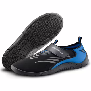 Аквашузы Aqua Speed Aqua Shoe Model 642-27B чорний, сірий, синій 39 (5908217676115)