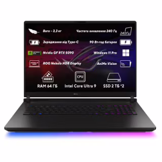 Ноутбук ASUS ROG Strix SCAR 18 G835LX-SA065X (90NR0LF1-M00B20)
