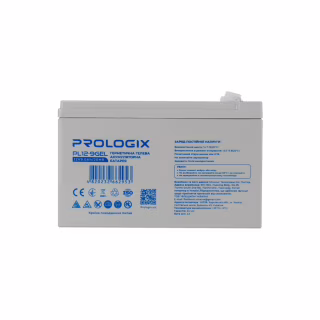 Батарея до ДБЖ Prologix 12V-9Ah GEL (PL12-9GEL)