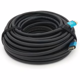 Кабель мультимедийный HDMI M to HDMI M 15.0m V2.0 4Kx2K black Merlion (YT-HDMI(M)/(M)4KV2.0-15m/19121)
