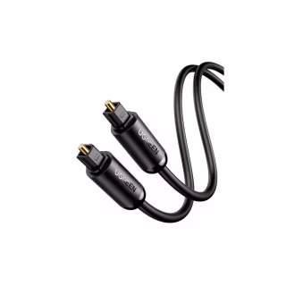 Кабель мультимедійний Optical Toslink 1.0m AV122 black Ugreen (70890)