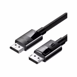 Кабель мультимедийный DisplayPort M to DisplayPort M 5.0m V1.4 braided DP114 black Ugreen (80394)
