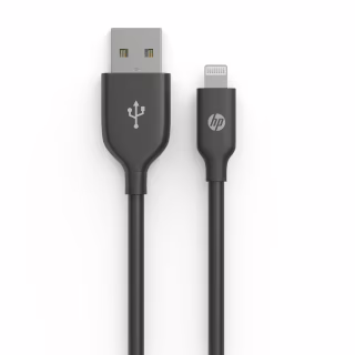 Дата кабель USB 2.0 AM to Lightning 1.0m 2.4A MFI HP (HP_DHC-MF101-1m)