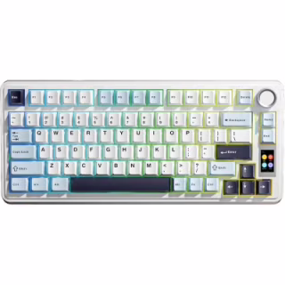 Клавіатура Aula S75 Pro Star Vector Switch Wireless/Bluetooth/USB UA White (6978080502148)